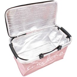 KOSZYK TURYSTYCZNY SKŁADANY TERMICZNY 35L REDCLIFFS RÓŻ