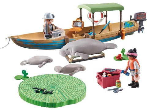 Klocki Playmobil 71010 Wycieczka łodzią -Wiltopia. Zestaw 71 elem. ZA5997