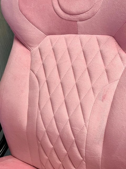 Fotel obrotowy do biurka SPIDER PINK ALCANTARA