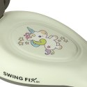 Jeździk grawitacyjny LED Swing FIX S1 skuter z rączką szary max 65kg