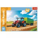 Puzzle 100 Traktor z przyczepą TREFL /Trefl 16494