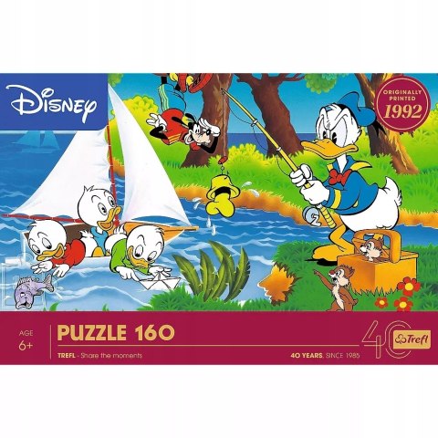 Puzzle 160 el. 40-lecie Przygoda nad jeziorem Trefl 40053