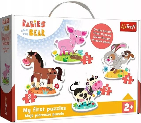 Puzzle Baby Classic na farmie 2+ Trefl 36127