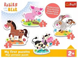 Puzzle Baby Classic na farmie 2+ Trefl 36127