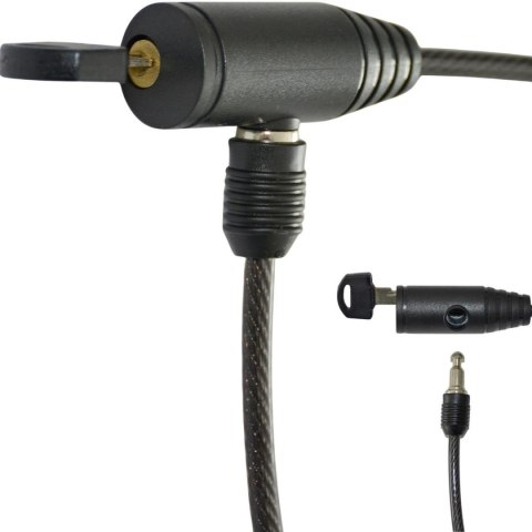 ZAPIĘCIE ROWEROWE NA KLUCZ 0,6x65CM CZARNE XQMAX