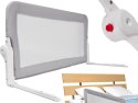 Barierka osłona ochronna do łóżka otwierana 200 cm szara