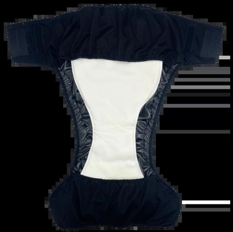 Pielucha wielorazowa dla dorosłych typu otulacz z wkładem klepsydrowym - MOTYLE