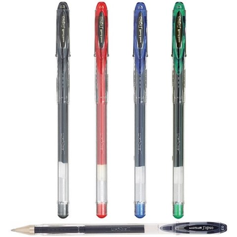 Długopis żelowy Uni UM-120 Signo czarny