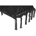 HAMAK AŻUROWY FOTEL WISZĄCY 60x60x120CM Z PODUSZKĄ CIEMNO SZARY