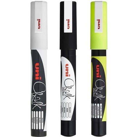Marker kredowy Uni PWE-3MS biały