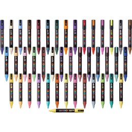 Marker z farbą plakatową Uni POSCA PC-5M metalic r