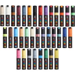 Marker z farbą plakatową Uni POSCA PC-8K metalic c