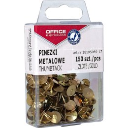Pinezki metalowe OFFICE PRODUCTS, w pudełku, 150 s