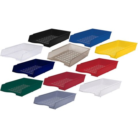 Szufladka na biurko DONAU, polistyren, A4, ażurowa