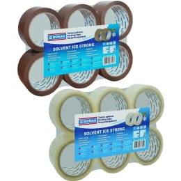 Taśma pakowa DONAU Solvent , 48mm, 60m, 42mikr., t