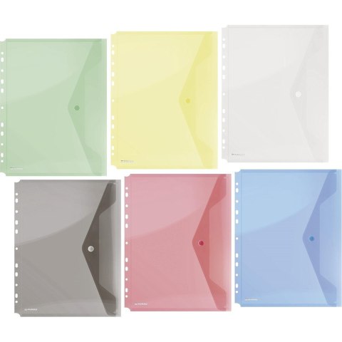 Teczka kopertowa wpinana Donau A4 niebieska