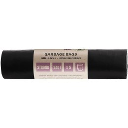 Worki na śmieci DONAU ECO, mocne (LDPE), 240l, 5 s