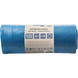 Worki na śmieci DONAU ECO, z uchwytami Knoties, 35