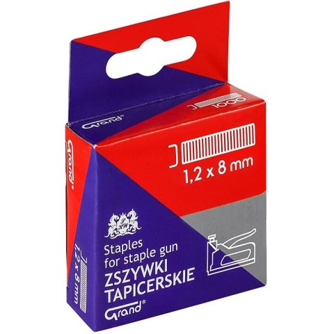 Zszywki tapicerskie Grand 1.2x8mm (1000)