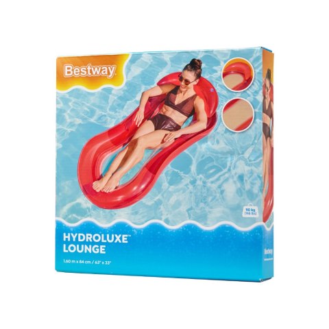 Materac dmuchany do pływania basenu wodny z siatką czerwony BESTWAY 43103