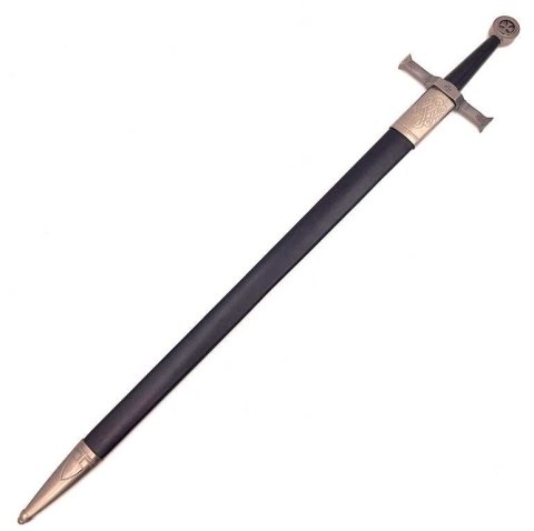 Stalowy miecz rycerski - replika - SW-114
