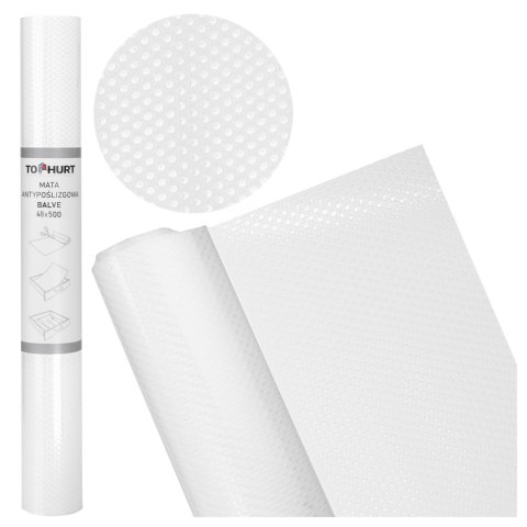 Mata antypoślizgowa do szuflad HALVE 48 x 500 cm biała