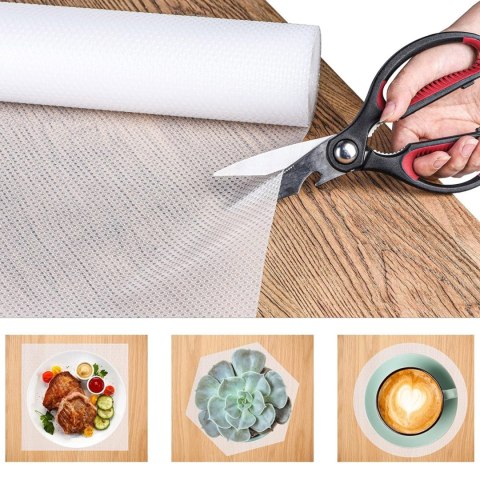 Mata antypoślizgowa do szuflad HALVE 48 x 500 cm biała