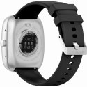 Smartwatch Męski GRAVITY GT18-6 Czarny Pasek Silikonowy + Granatowy Pasek