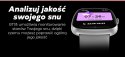 Smartwatch Męski GRAVITY GT18-6 Czarny Pasek Silikonowy + Granatowy Pasek