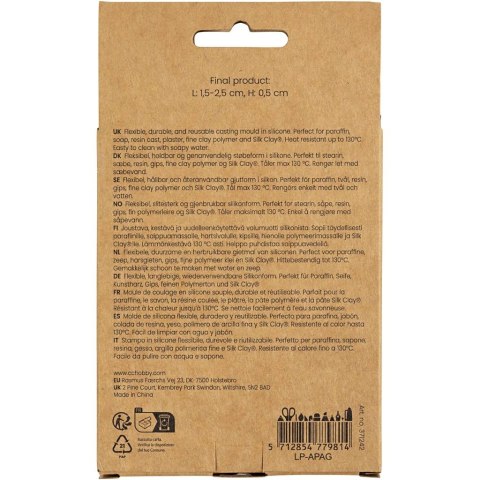 Foremka Silikonowa Kwiatki 6 wzorów