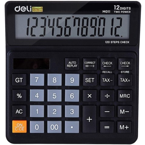 Kalkulator Deli M01120 czarny