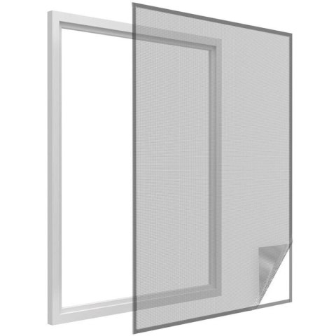 MOSKITIERA OKNO 150X180 CZARNA POLIESTER+TAŚMA RZEP