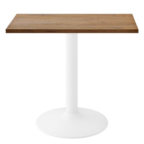 Stół skandynawski kwadratowy TORI Dark Wood 70 MILK