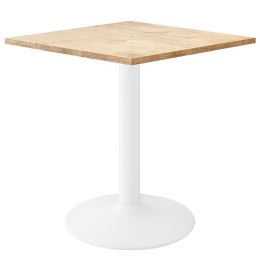 Stół skandynawski kwadratowy TORI Light Wood 70 MILK