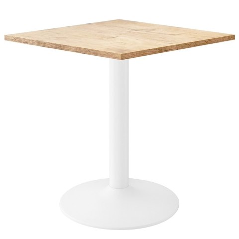 Stół skandynawski kwadratowy TORI Light Wood 70 MILK