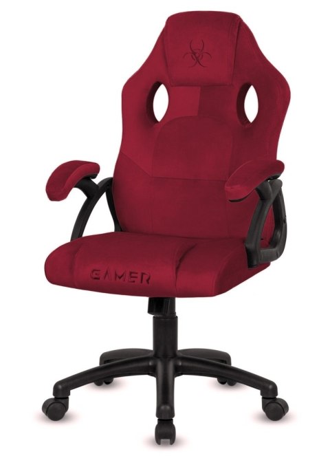 Fotel obrotowy do biurka CARRERA M ALCANTARA BURGUNDY