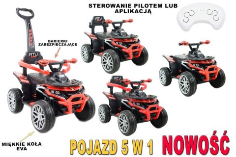 QUAD NA AKUMULATOR, JEŹDZIK, ODPYCHACZ, PCHACZ - POJAZD WIELOF. PILOT/APLIKACJA /915