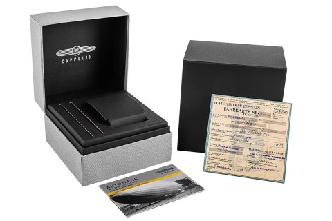 Zegarek Męski ZEPPELIN Mediterranee Open Heart Automatic 9666-5 + BOX