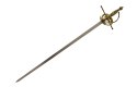 Stalowy rapier z mosiężnymi zdobieniami - Replika 96 cm - SP-C