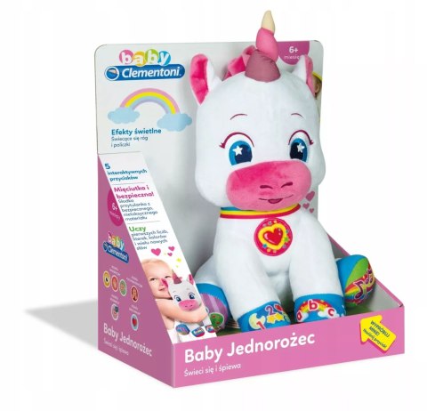 Clementoni baby maskotka interaktywna Jednorożec 50544