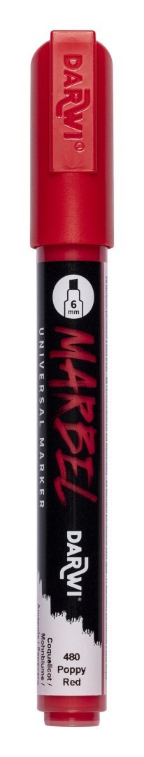 Marker MARBEL 6 mm Czerwień Makowa