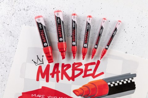 Marker MARBEL 6 mm Czerwień Makowa