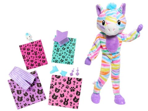 Mattel Barbie lalka Cutie Reveal Słodkie marzenia ZEBRA + akcesoria ZA6052