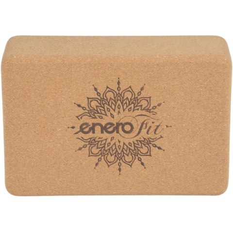 BLOK KOSTKA DO ĆWICZEŃ JOGI KORKOWA ENERO FIT