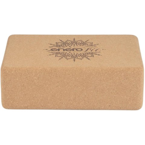 BLOK KOSTKA DO ĆWICZEŃ JOGI KORKOWA ENERO FIT