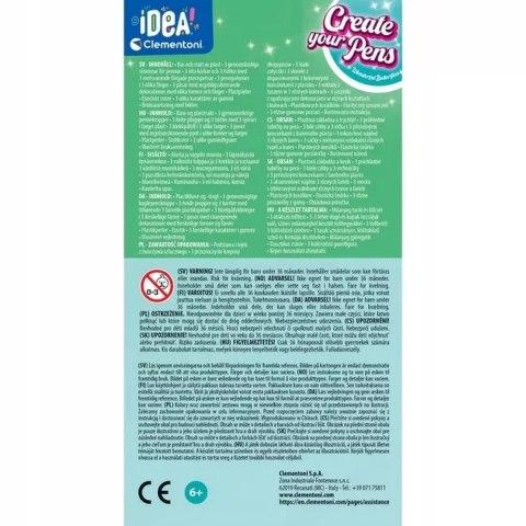 Clementoni zestaw kreatywny Pen creator mini fabryka długopisów motyl 18169