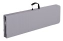 Ławka cateringowa składana w walizkę 180 cm RATTAN szara