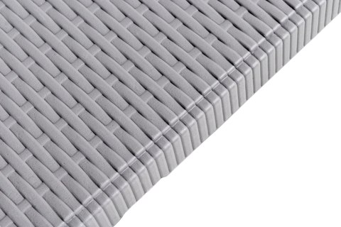 Ławka cateringowa składana w walizkę 180 cm RATTAN szara