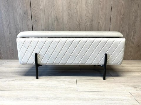 PUFA kufer Lugano LUZZI DIAMOND GREY VELVET 95 II GATUNEK