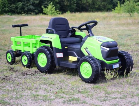 SUPER TRAKTOR "TRUCK"- NA AKUMULATOR Z PRZYCZEPĄ,WÓZEK,PILO T,APLIKACJA/DLSX18